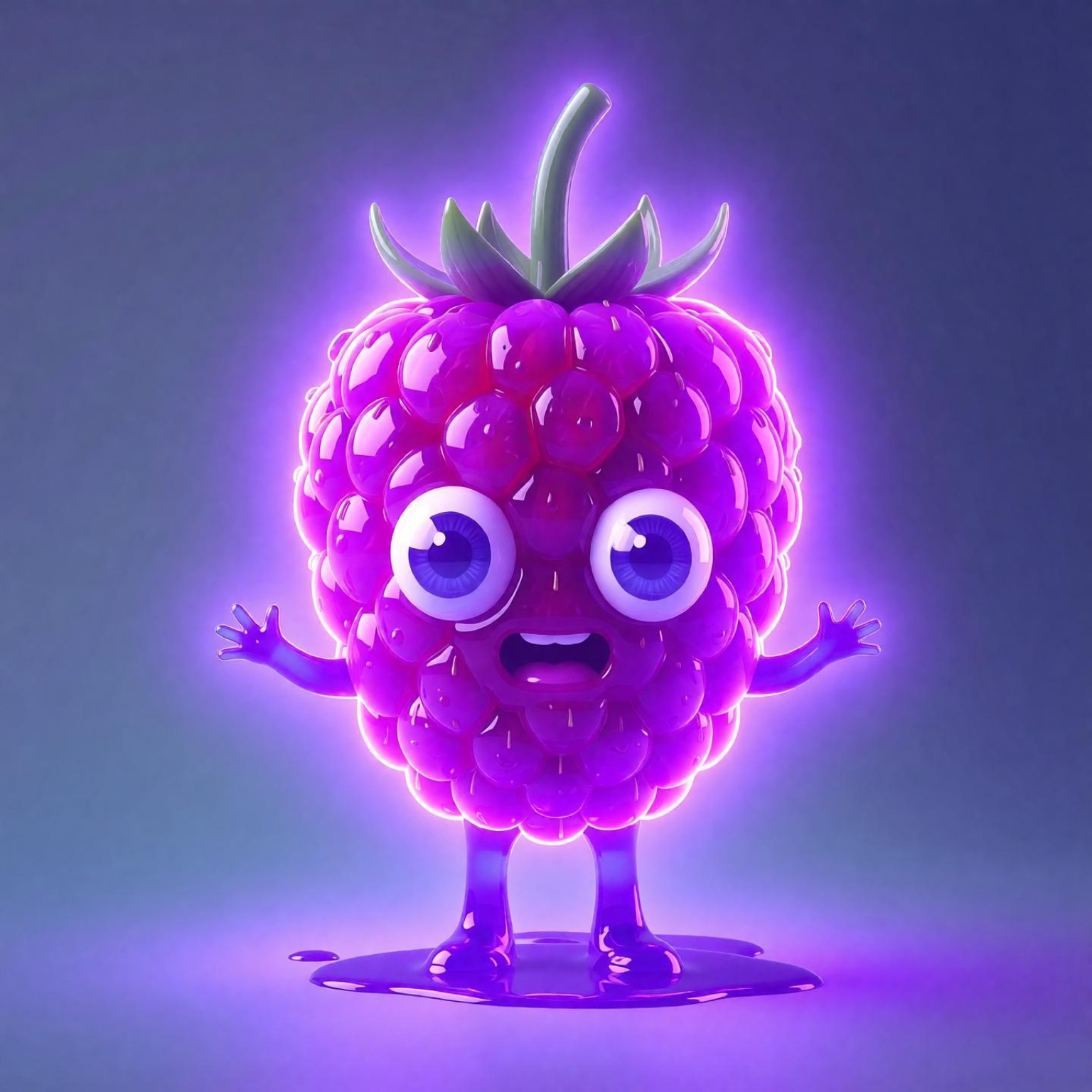 Jelly Jelly Raspberry mascot