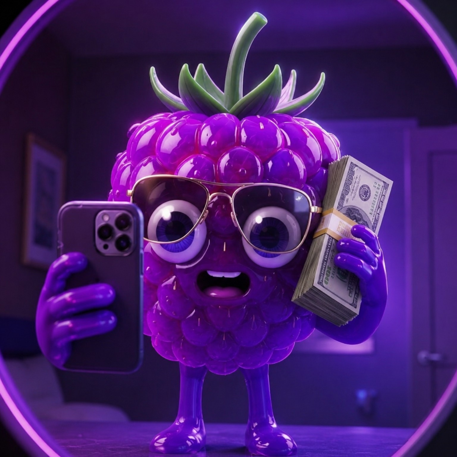 Raspberry selfie