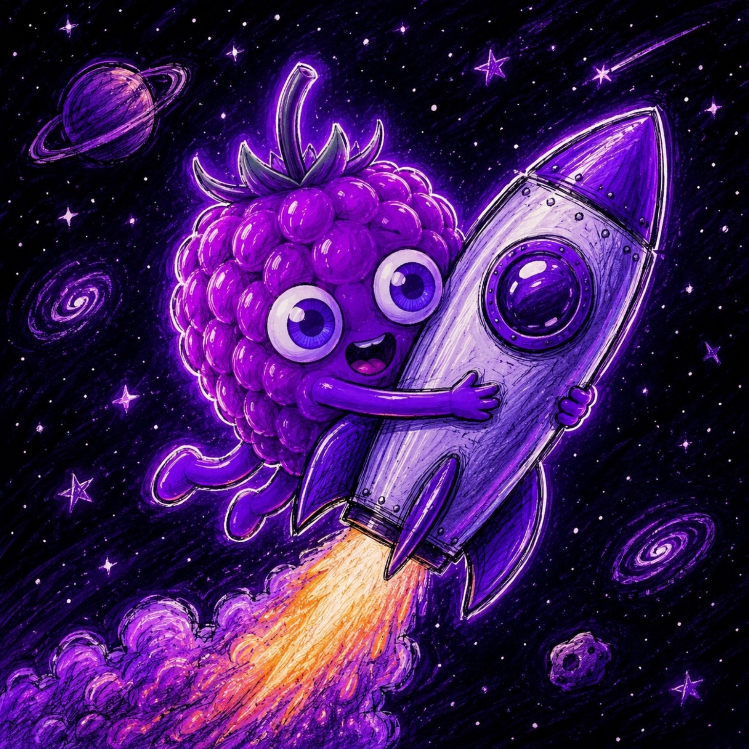 Raspberry rocket adventure